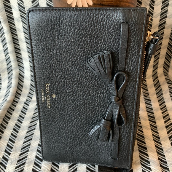 Wristlet Hayes black warm Kate spade wallet black - Picture 3 of 7